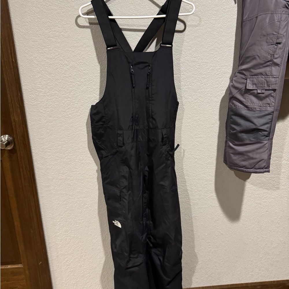 The North Face Black Insulated Bib Overalls